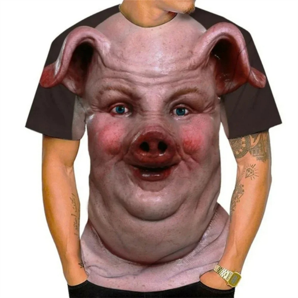 Baby Y2K Clothing - Letnia męska koszulka T-shirt Letnie koszulki