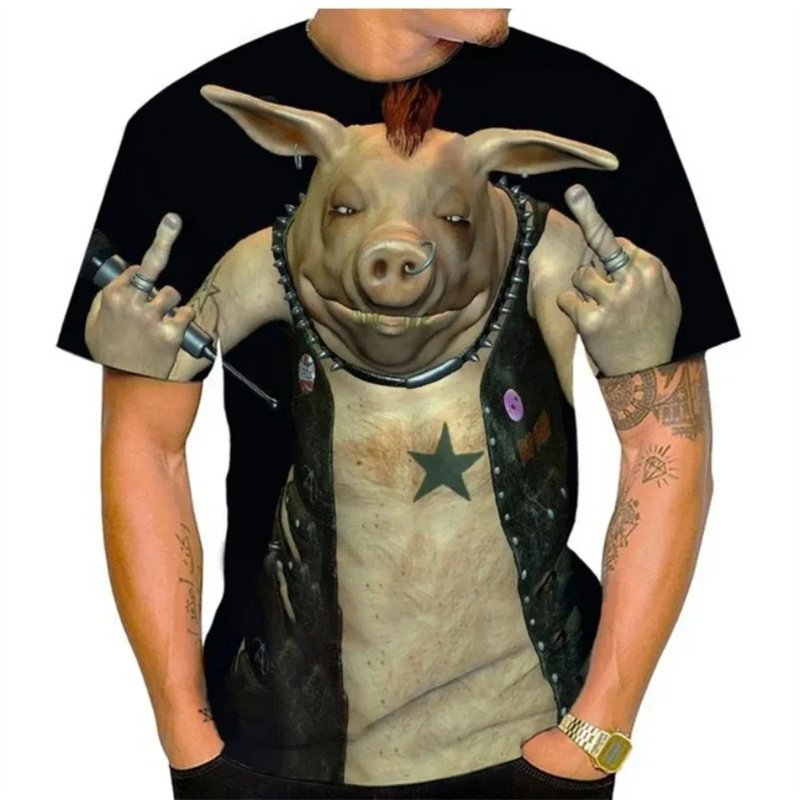Letnia męska koszulka T-shirt  – Baby Y2K Clothing recenzja i cena