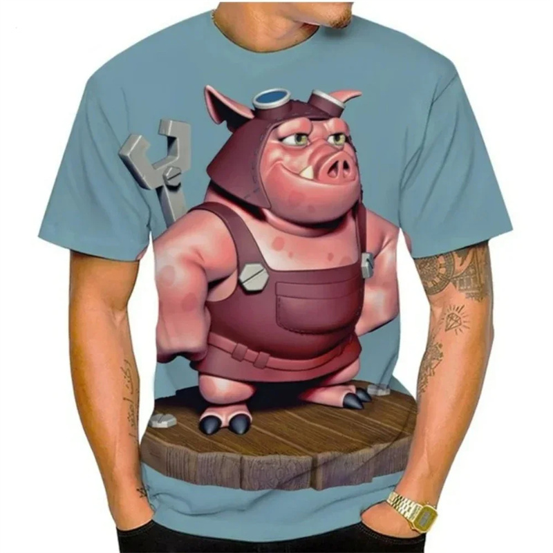 Letnia męska koszulka T-shirt  – Baby Y2K Clothing recenzja i cena