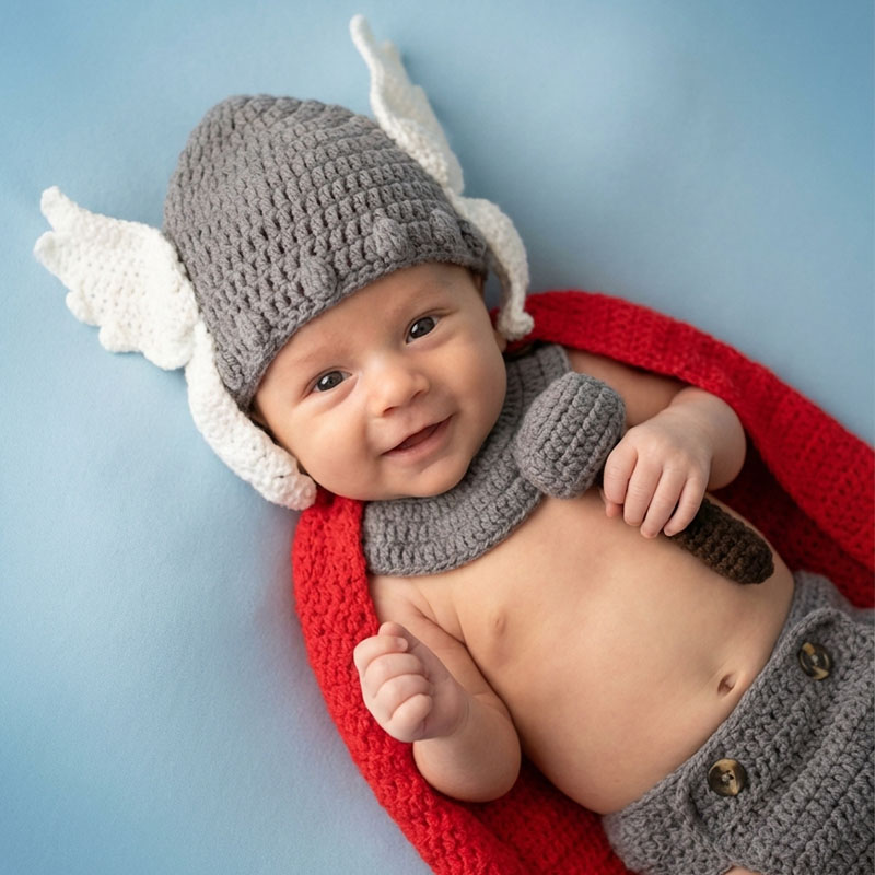 Rekwizyty do sesji noworodkowe – Baby Clothing Set recenzja i cena